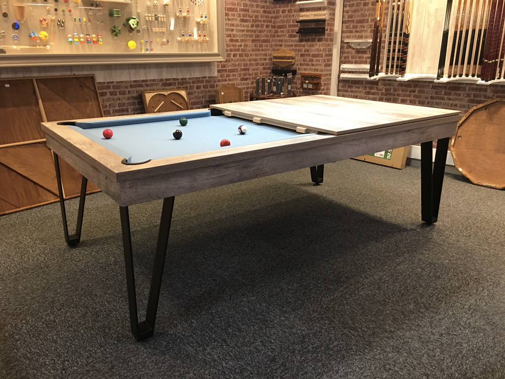 pietement billard table industriel